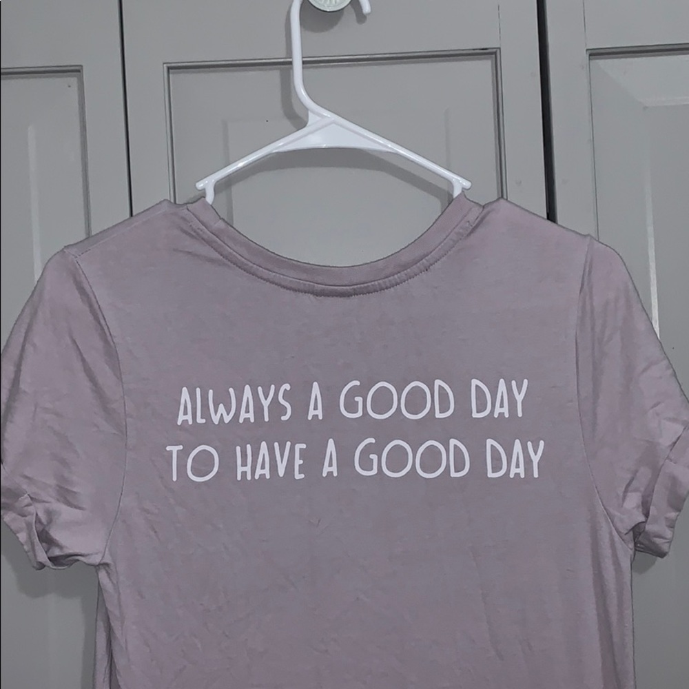 cute lavender tee - Picture 3 of 3